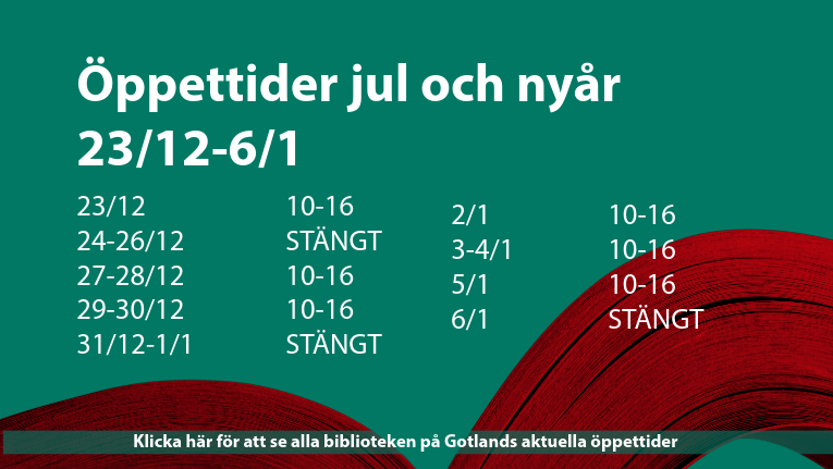 &Ouml;ppettoder jul och ny&aring;r