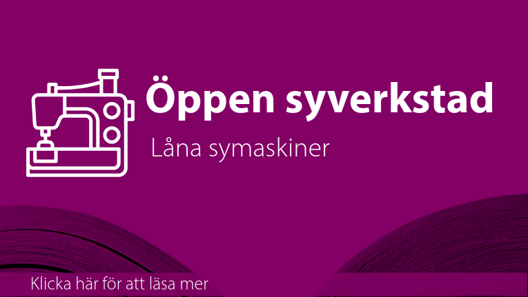Syverkstad p&aring; Almedalsbiblioteket
